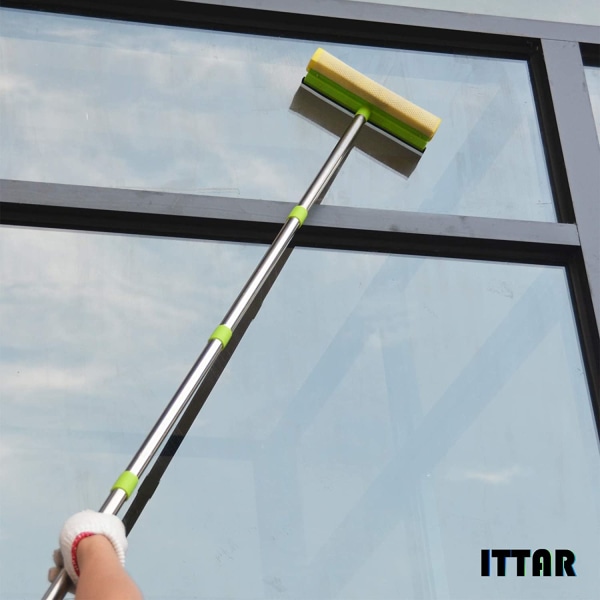 ITTAR fönsterskrapa för alla ändamål med 58 tums förlängning