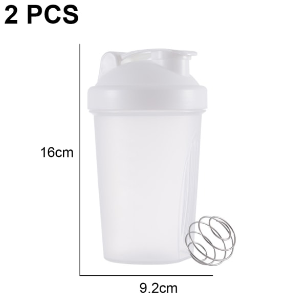 Klassisk Loop Top Shaker Bottle, Proteinshakerkopp med omrøring