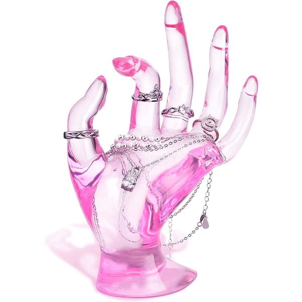 Smykke Display Holder Plast Mannequin Hånd smykker Display