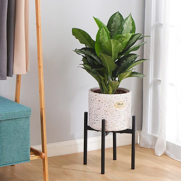 Planteholder Mid Century Modern Høj Blomsterpot Stativ Indendørs