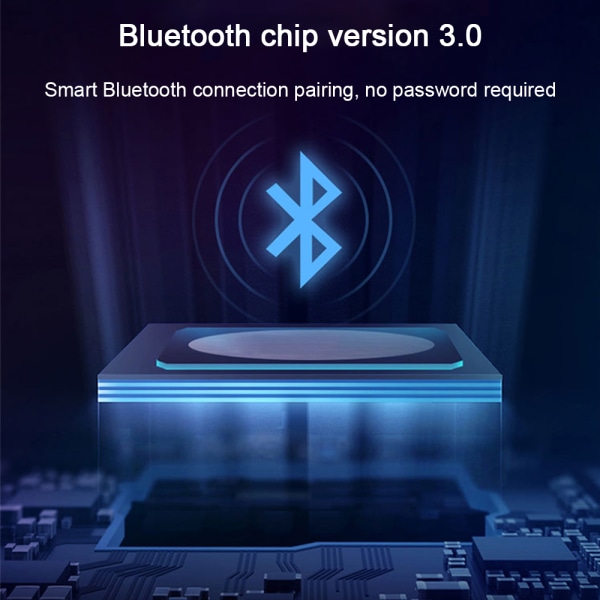 Slankt bærbart trådløst Bluetooth 7-farver baggrundsbelyst tastatur