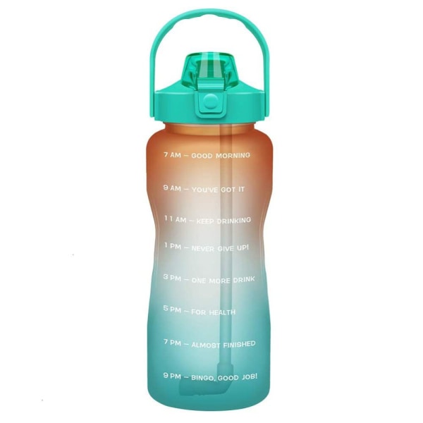 Opard drikkeflaske, BPA-fri vandflaske med sugerør,