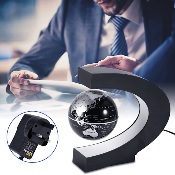 Magnetisk Leviterande Glob, Unik Skrivbordsgadget med Energibesparande Levitation för Män, Kvinnor, Coola Teknikgåvor för Kontors- Heminredning