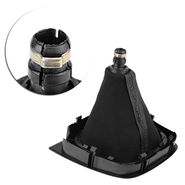 6-växlad bilväxelspak-knopp, spak, gaiter, dammskydd för Golf 6 MK5 MK6 Jetta 2005-2014