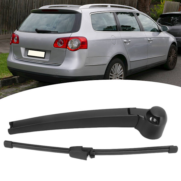 Bagesæt til bagrudeviskerarm 6Q6955707C Udskiftning til B6 B7 2007‑2017 Sort