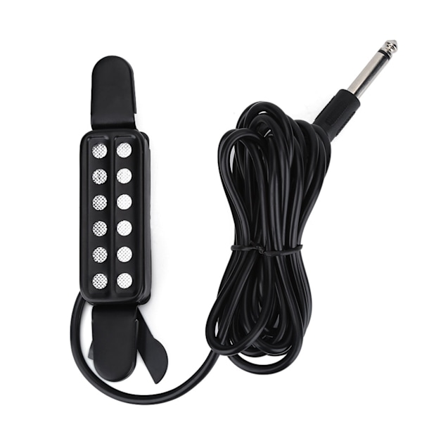 12 Lydhull Magnetisk Pickup Transduser for Akustisk Gitar Musikk Instrument Tilbehør