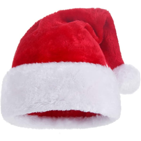 Bonnet Noel Chapeau de Père Noël Chapeaux Épaissis Chaud Doux Ad