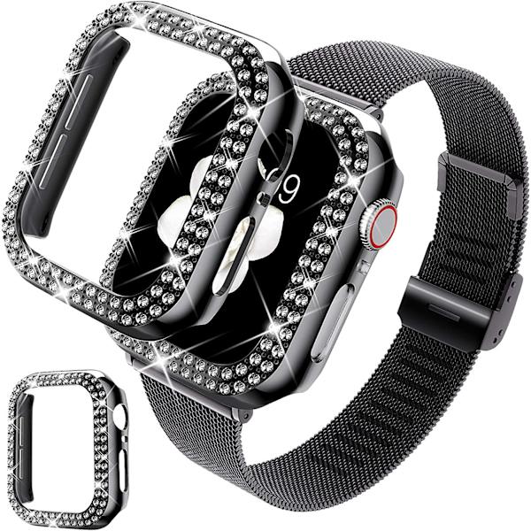 Apple Watch-fodral, silverrem + 42 mm silverfodral