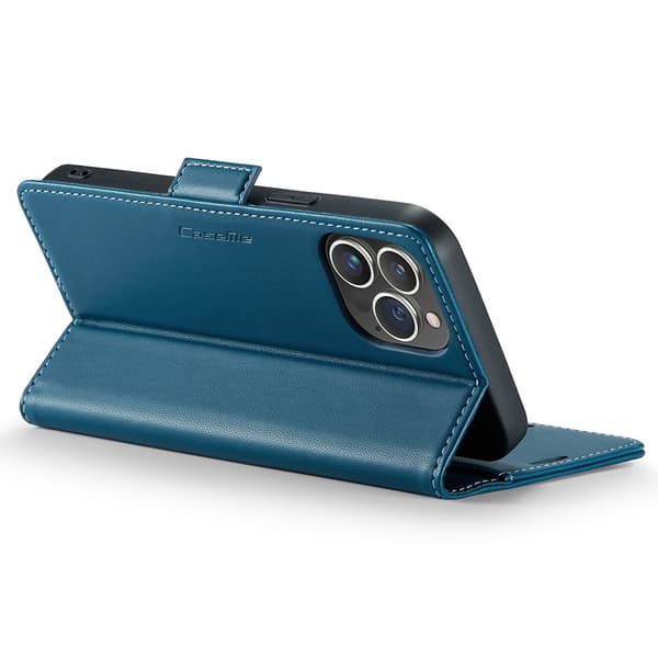 [SC]CaseMe Slim lompakkokotelo RFID-suojaus iPhone 15 Pro Max sininen[TT]