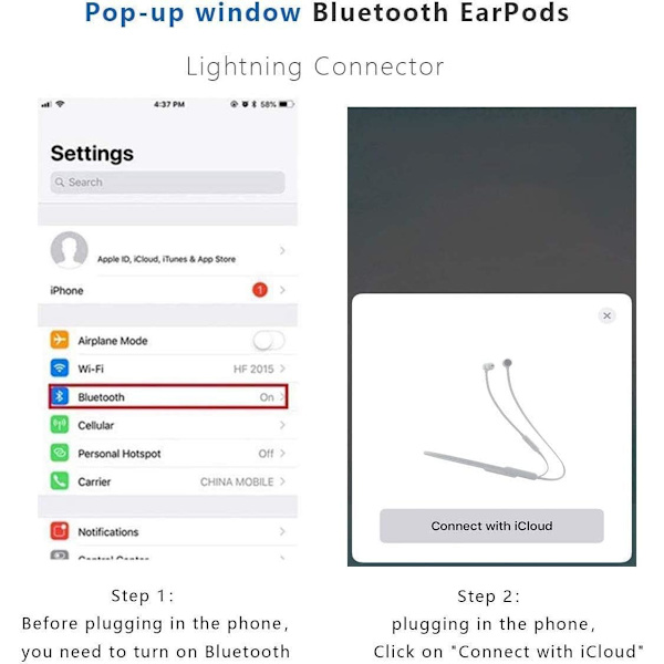 Øretelefoner, finpusse ørepropper Stereo, med mikrofon og volumkontroll, hodetelefoner støyisolerende hodesett som passer til iPhone Xs/XR/XS Max/iPhone 7/7 Plus