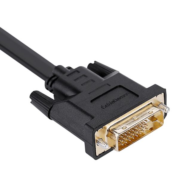 CableDeconn 1080P DVI 24+1 hane till VGA hane adapterkabel
