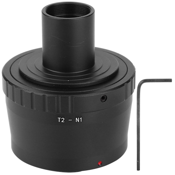 Metalladapterring 23,2 mm T-fäste Mikroskopokular för Nikon N1-fästen Spegellös kamera