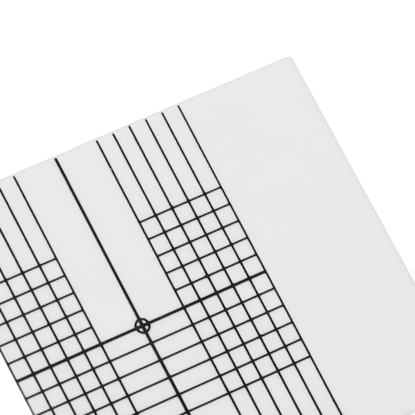 Patron for justering av patron for platespiller - Akryl LP platespillerpatron for justering av stift for måling