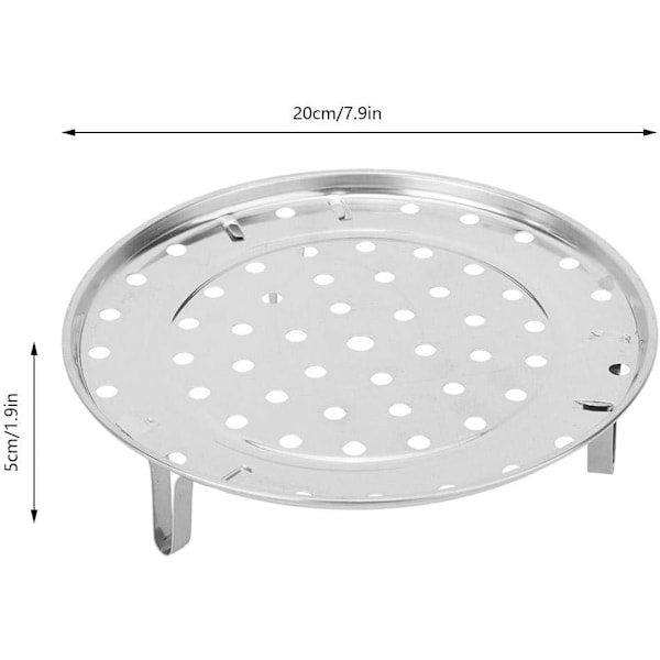 1-Rostfritt Stål Ångbricka-20cm (304)