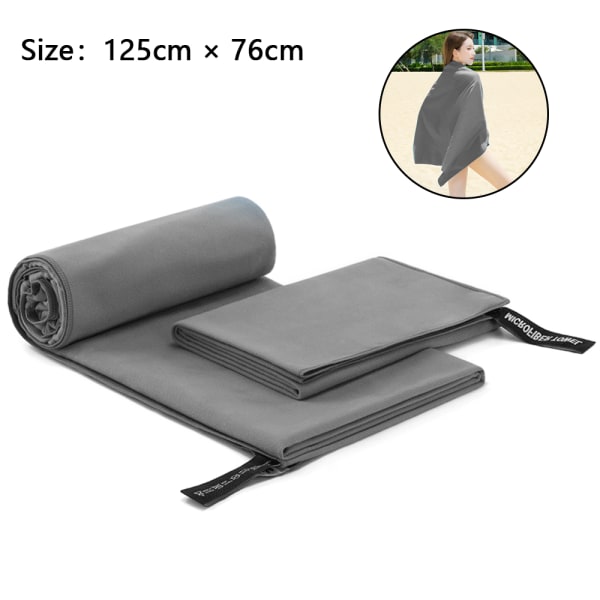 Utomhus Mikrofiber Camping Handduk Snabbtorkande Lätt - Quic