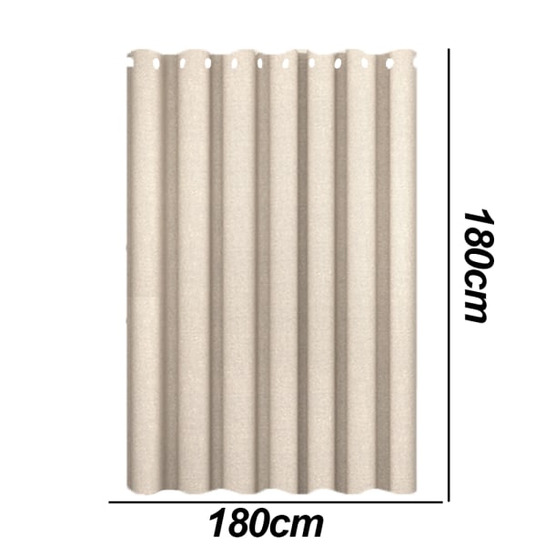 Imitation linne polyester vattentät duschdraperi och