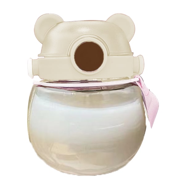Kawaii björn sugrör flaska, Kawaii björn vattenflaska för flickor