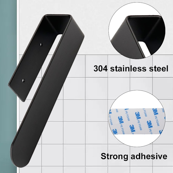Håndkleholder, selvklebende håndkleholder, håndkle
