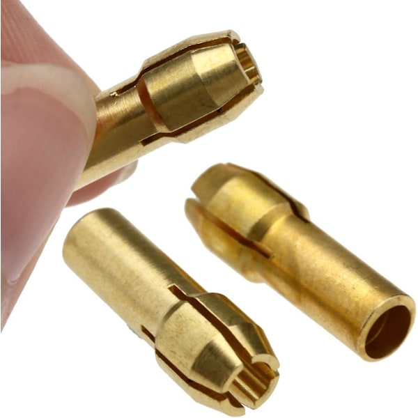 10x Collet Chuck Mini til messing roterende værktøjer elektrisk slibemaskine elektrisk boremaskine bitsæt 5mm