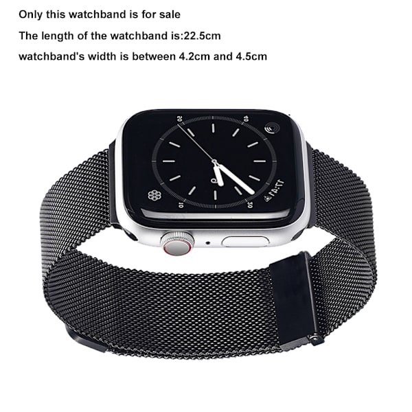 iWatch klokkestropp, rustfritt stål, justerbar