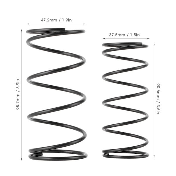1,5 tommer Ekstern Wastegate Fjedre Udskiftning 8PSI 14PSI Kulstofstål Dele Passer til TiAL