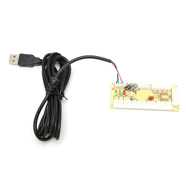 2 Spelare Arkad Encoder Ingen Latens DIY Arkad Encoder med USB-kablar och Knappkablar för MAME