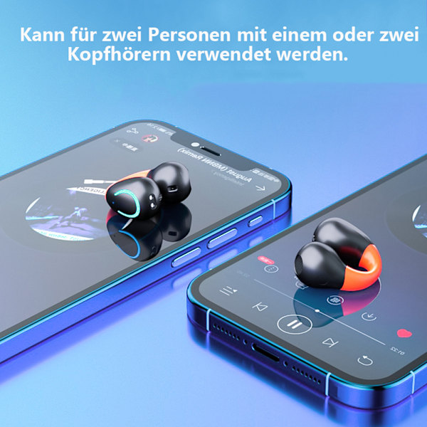Bluetooth 5.3 -kuulokkeet Sport On Ear -langattomat urheilukuulokkeet, melunvaimennus HD-mikrofonilla, 36 tunnin syvä basso, langattomat nappikuulokkeet IP7