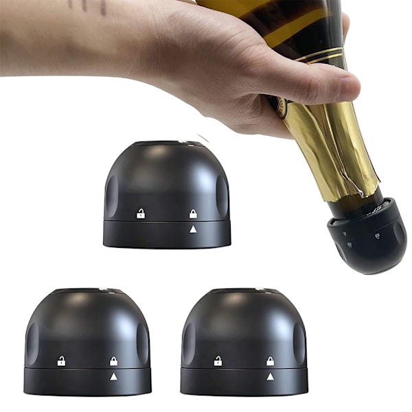 Champagne- och vinproppar, återanvändbara silikonproppar som är läckagesäkra och lufttäta