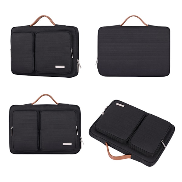 Case 13 tuuman MacBook Air M2/A2681 M1/A2337 2022-2018, 13" MacBook Pro M2/A2686 M1/A2338 2022-2016, All-Round Protection kannettavan tietokoneen olkalaukku