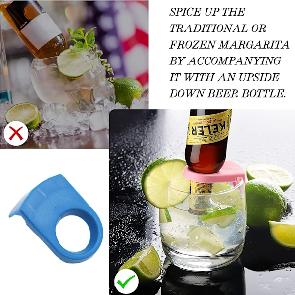 ABS Dryckeshållare Flaskhållare Öl Cocktail Snap för