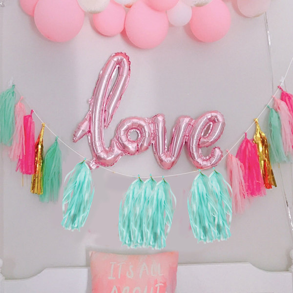 10Bag Paper Tassels Garland Banner - Tissue Paper Tassels for