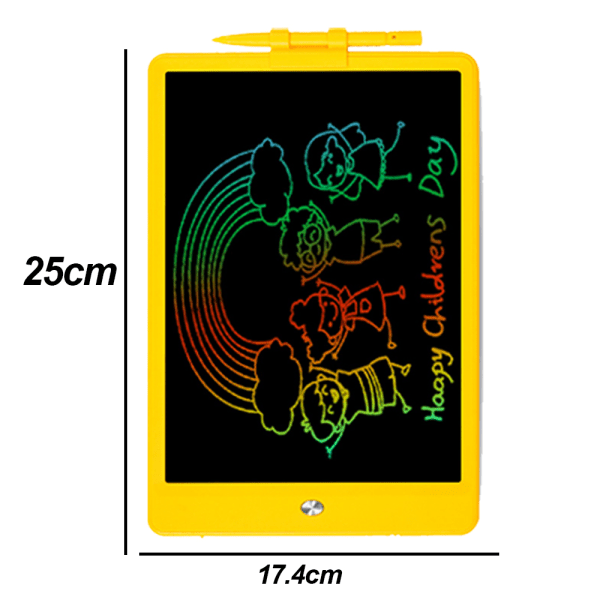 Børn doodle tegnebræt farve LCD skrivetavle