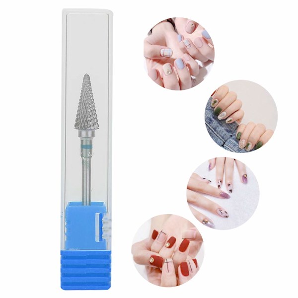 Negleboremaskine, Tungsten Stål Neglekunst Manicure Boremaskiner