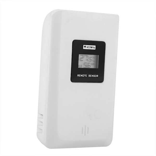 BALDR LCD Bakgrundsbelyst Digital Termometer Luftfuktighetsmätare Väckarklocka Kalender Timer Vit