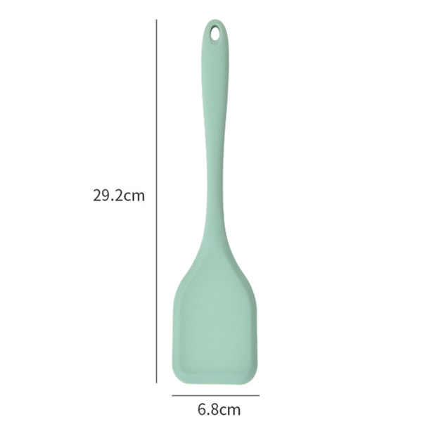 En-delad silikonspatel köksspatel non-stick