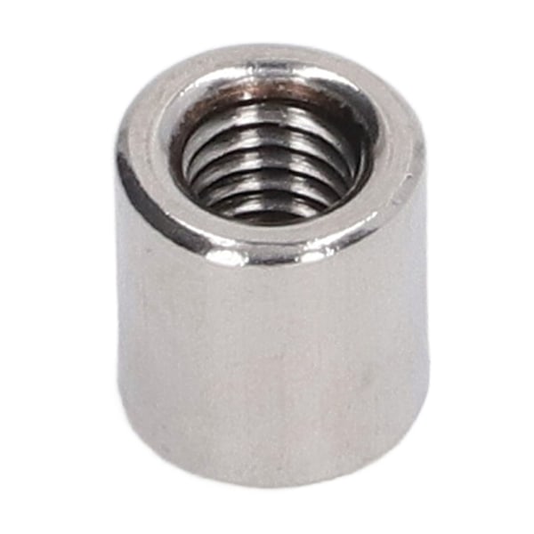 50 st Kopplingsmuttrar Runda Stavskopplingar 304 Rostfritt Stål Hontråd M6x1.0 10 L11mm