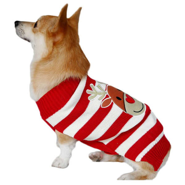 Xmas Holiday Festive Dog Sweater for Puppy Small Dogs，Cute