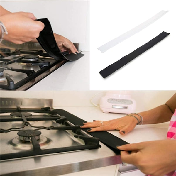 2 stk silikonskydd for platetoppen, tetter platetoppen, 21 tommer