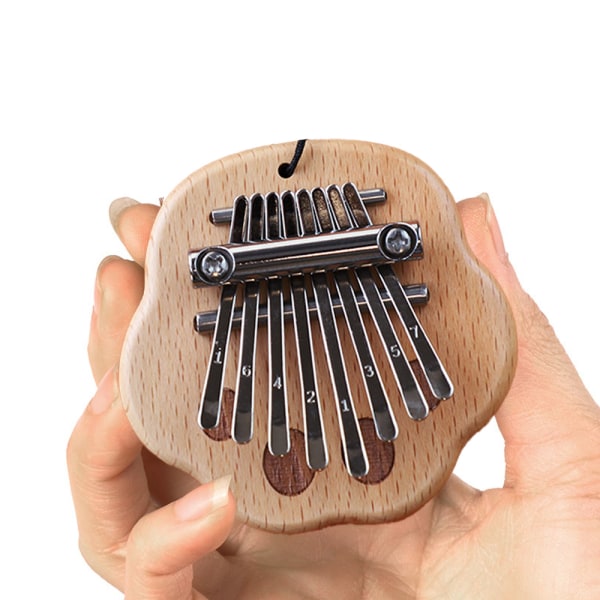 Træ Kalimba Finger Tommelfinger Klaver Marimba Musikalsk godt tilbehør