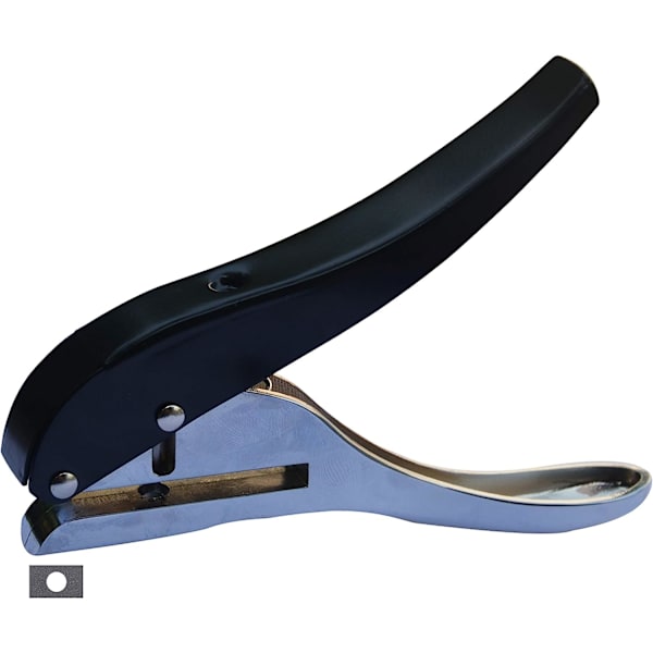 Kucaa Metal Sølv Håndholdt 1/4 tommer 6mm Rund Heavy Duty