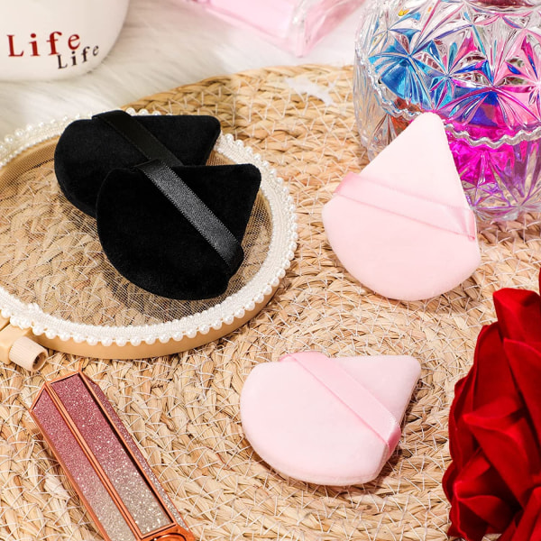 12 kpl Powder Puff Face Triangel Makeup Puff irtopuuterille