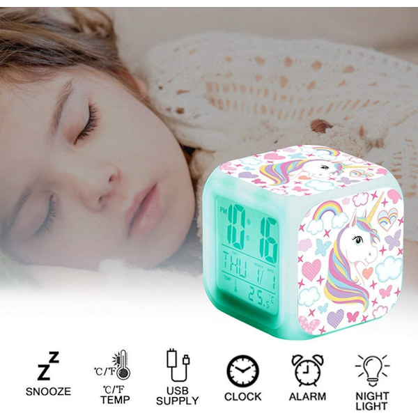 Wake Up Licht Lichtwecker, 8 naturlige lyder for barn
