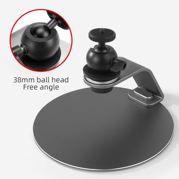 Flyttbar projektorstativ med 38 mm kulehode, vippejusterbar,