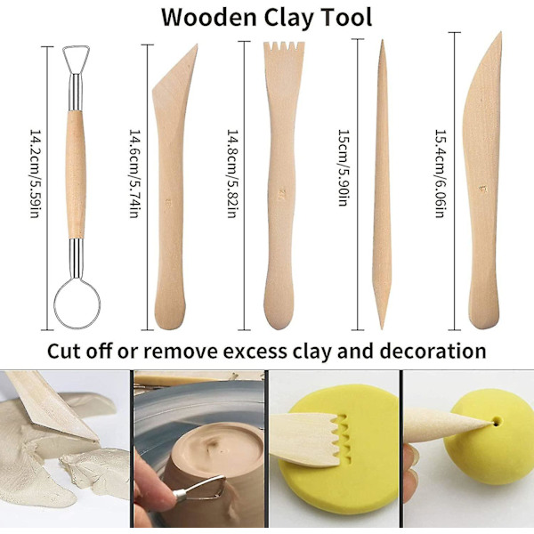 Andra specialverktyg 25st Heilwiy Modeling Tool Clay