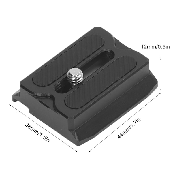 Pikakiinnityslevy 1/4 tuuman ruuvilla Arca Port -pikakiinnitysjärjestelmään Kameran kiinnityssovitin DJI RS3 RS 3 Mini RS 3 Pro RS 2 RSC 2 -vakaajalle