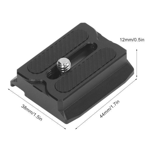 Snabbkopplingsplatta med 1/4 tumsskruv för Arca Port Snabbkopplingssystem Kameramonteringsadapter för DJI RS3 RS 3 Mini RS 3 Pro RS 2 RSC 2 Stabilisator