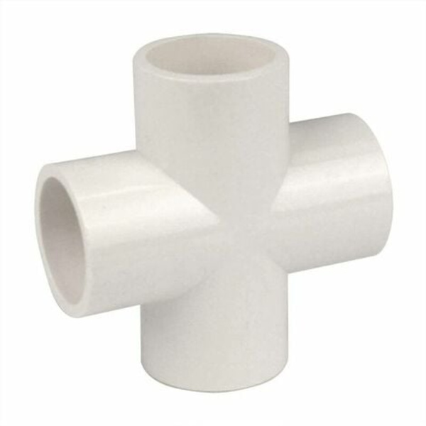 10 kpl 20 mm:n 4-suuntainen ristipää PVC-liitin raskaaseen käyttöön