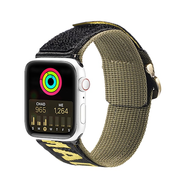 Kompatibel med Apple Watch Band 42/44/45MM, Nylon Sports