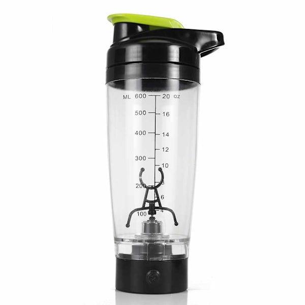 Bærbar Protein Shaker Flaske Automatisk Blandekopp Selvblandende Krus 600ml