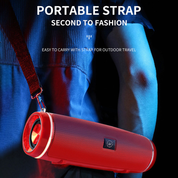 Bärbar Bluetooth Trådlös Djup Bas Subwoofer